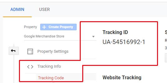 Google Analytics Tracking ID